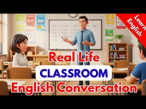 Видео: Реальный разговорный английский в классе | Легкая практика разговорной речи на английском для нач...
