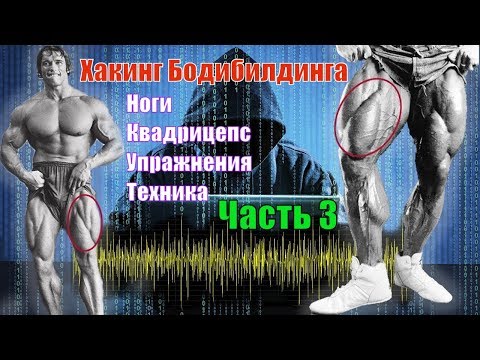 Видео: Как накачать ноги. Квадрицепс. Лучшие упражнения. Техника. Часть 3. Хакинг Бодибилдинга