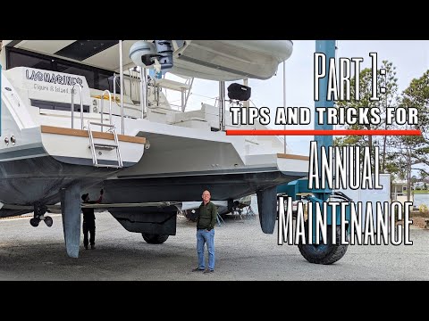 Видео: Советы и рекомендации по ежегодному обслуживанию нашего парусного катамарана Leopard 45