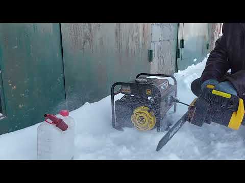 Видео: автономное электричество. бензогенератор HUTER 1000L.