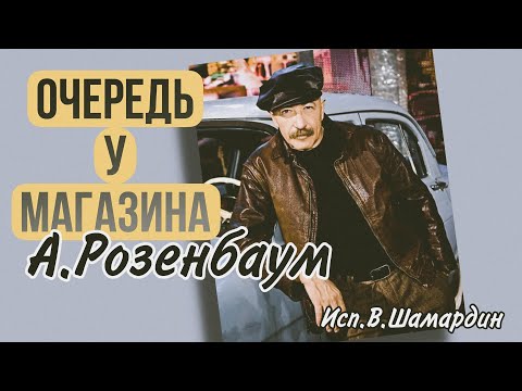 Видео: Очередь у магазина (А.Розенбаум) Исполняет В.Шамардин