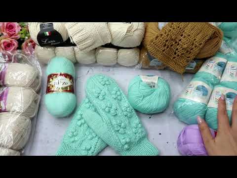 Видео: Обзор посылки с пряже из интернет магазина  Пряжа.Су