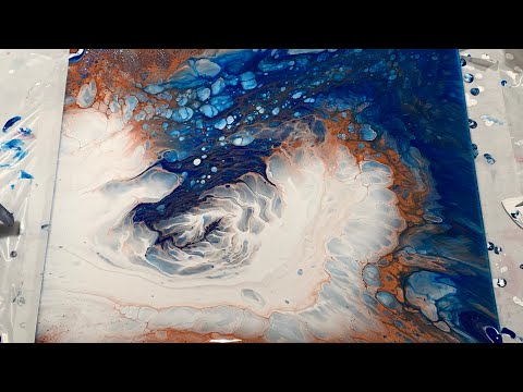 Видео: (187) Полное руководство — Эффект облака сатиновой эмали DecoArt — Заливка жидких акриловых красо...