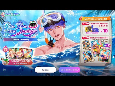 Видео: Shall We Date? Obey Me! Перевод Ивента Солнце, Море и Демоны | Sun, Sea, and Demons