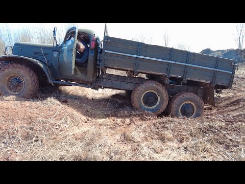 Видео: Проедет ли ЗиЛ-157 по следам Т-40АМ  Весенний оффроуд на легенде!!!