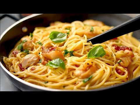 Видео: Невероятно вкусные спагетти за 10 минут! Простой и вкусный рецепт пасты на ужин!