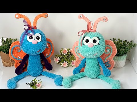 Видео: МК БАБОЧКА-КРАСАВИЦА КРЮЧКОМ ❤ 1-Я ЧАСТЬ