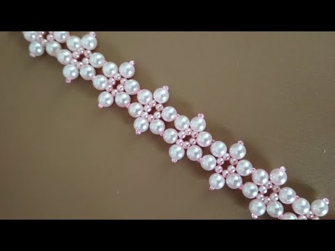 Видео: Bracelet. Браслет "Цветы". МК