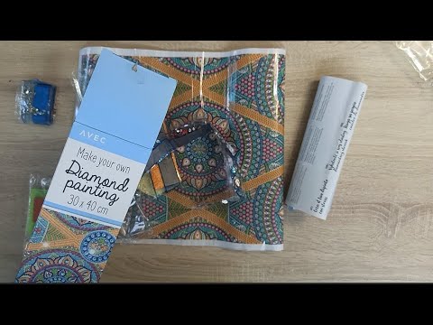 Видео: Алмазная мозаика . Приятные покупки .