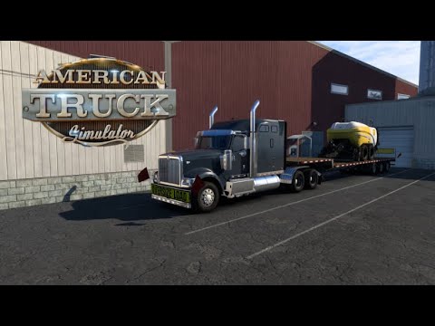 Видео: American Truck Simulator ➢ Rawlins - Idaho Falls [Пресс - подборщик] #7