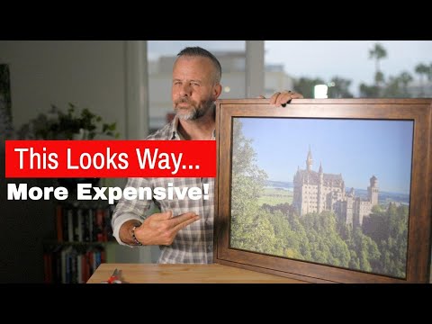 Видео: Распаковка оформленного в раму холста стоимостью 100 долларов от Lumaprints — стоит ли оно того?