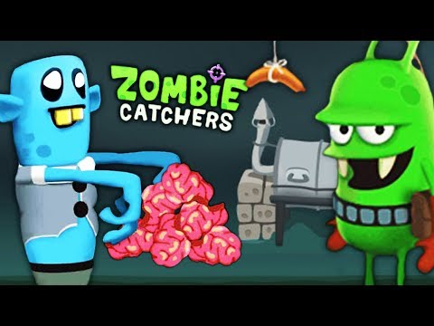 Видео: ВКУСНЕНЬКИЕ МОЗГИ ДЛЯ ЗОМБИ! КОРМИМ ЗОМБЕЙ МОЗГАМИ в весёлой игре Zombie Catchers