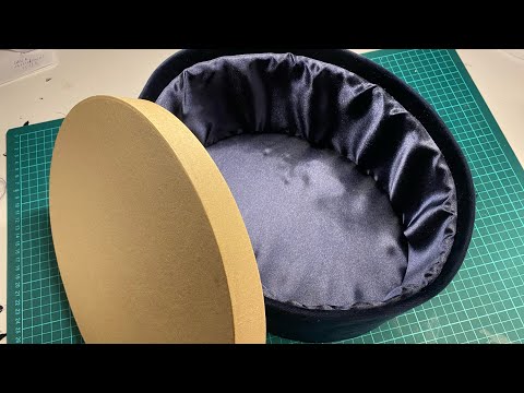 Видео: Обтяжка коробки бархатом.  Урок 2-ой.