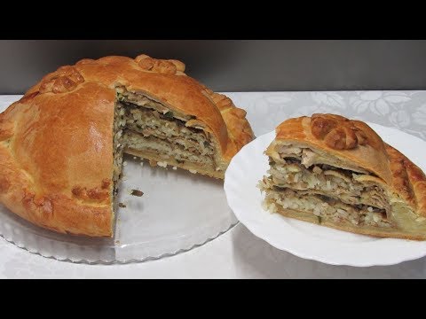 Видео: Курник из БЛИНОВ с начинкой. Это стоит попробовать!!!