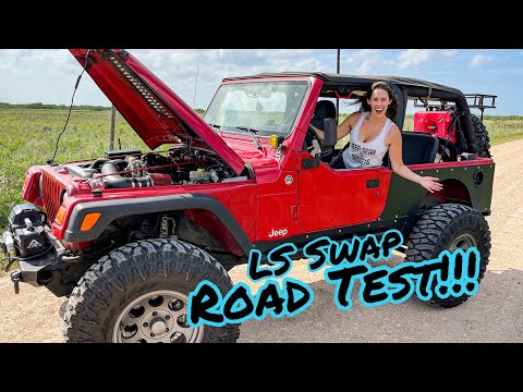 Видео: Jeep Wrangler с двигателем V8 получил тюнинг и отправился в путь! *ПЕРВЫЙ НАСТОЯЩИЙ ТЕСТ-ДРАЙВ*