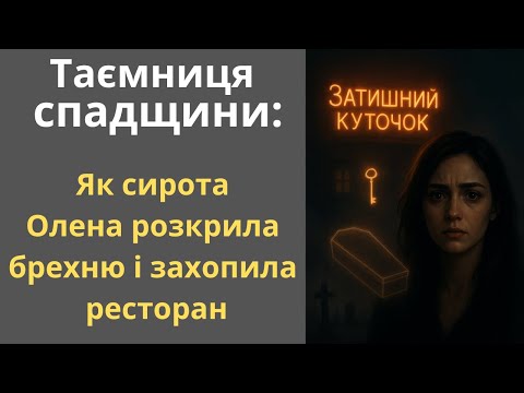 Видео: Таємниця спадщини: Як сирота Олена розкрила брехню і захопила ресторан.