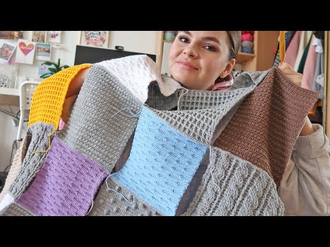 Видео: ВЯЗАЛЬНЫЙ ВЛОГ: как там плед? Новая пряжа!