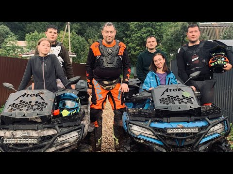 Видео: Жесткий прохват на двух и четырех колесах. Перевернули и засадили квадрик.