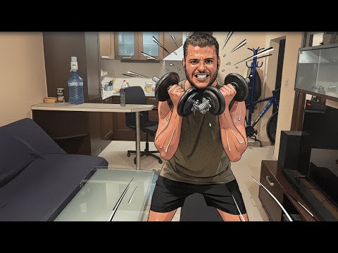 Видео: Тренировка #5 (с дъмбели)