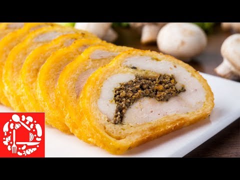 Видео: Невероятно вкусный закусочный рулет! Съедается молниеносно!