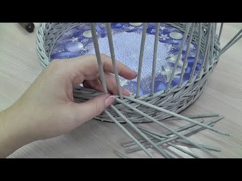 Видео: РОЗГА НА 4-Х ТРУБОЧКАХ. Плетение из газет