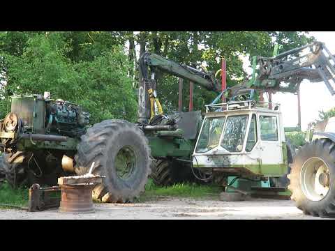 Видео: T-150 K, замена коробкy передач...