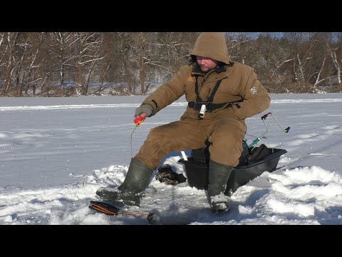 Видео: Зимняя рыбалка! Ловля густеры со льда на течении! Рыбалка на Оке!