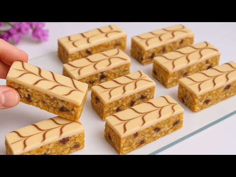 Видео: Новый быстрый десерт без выпечки с шоколадом и орехами! Никаких яиц, никакой муки