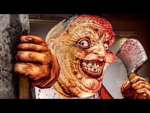 Видео: САМАЯ СТРАШНАЯ ДЕМОН ГРЕННИ ПОВАРИХА ПРЕСЛЕДУЕТ НАС В ШКОЛЕ