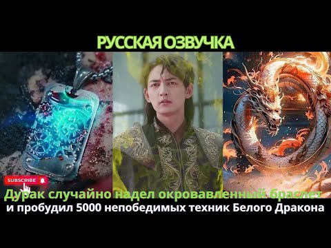 Видео: Дурак случайно надел окровавленный браслет и пробудил 5000 непобедимых техник Белого Дракона