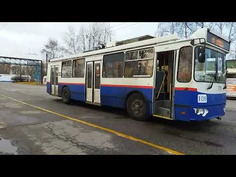Видео: Троллейбус ЗиУ-682Г-016.02, бортовой номер 106, Ярославль.