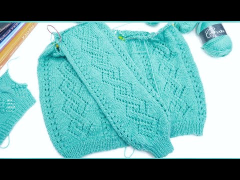 Видео: Вяжу новую шикарную французкую кофточку и скоро будет мастер класс из пряжи сеам и ализе