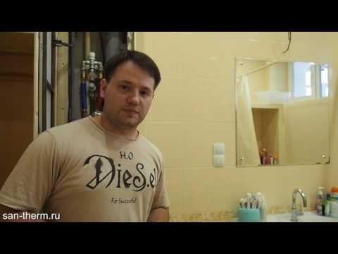 Видео: Тест гасителя гидроударов на удалённом потребителе.