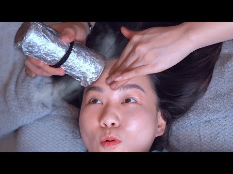 Видео: ASMR | Традиционный китайский медицинский уход за кожей | Trimming Eyebrows