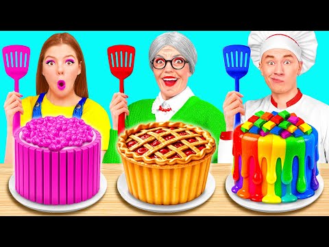 Видео: Кулинарный Челлендж: Я против Бабушки | Вкусные Кухонные Лайфхаки от AZaZa Challenge