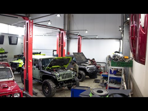 Видео: Покраска Jeep Wrangler в Raptor. Будни сервиса часть 2.