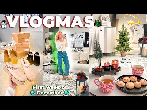 Видео: VLOGMAS 1⛄️ Наши Рабочие Будни, Обновляю Косметичку, Делаю Адвент для МУЖА, Новые UGG, Распаковки!