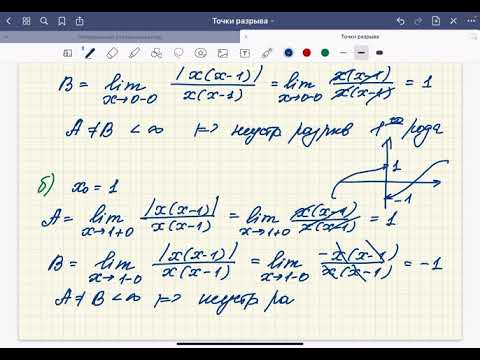 Видео: Точки разрыва (проверка ДЗ) часть 2