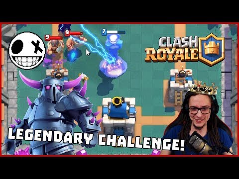 Видео: Бия ги с PEKKA в Legendary Challenge - Clash Royale