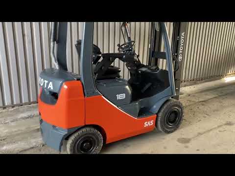 Видео: ТОП-надійність! Дизельний навантажувач TOYOTA 1.8т (2019) | Щогла 4.7м + Бічне зміщення.