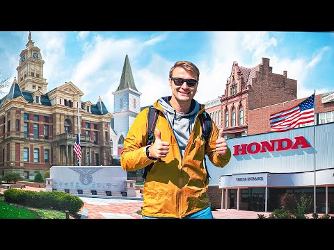 Видео: Типовий американський райцентр | Мерісвілл, Огайо, США