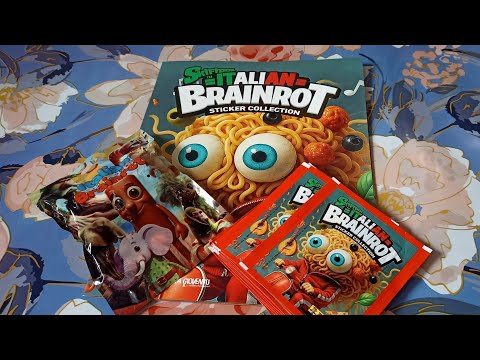 Видео: Наклейки от PANINI с Итальянскими мемами " brainrot"