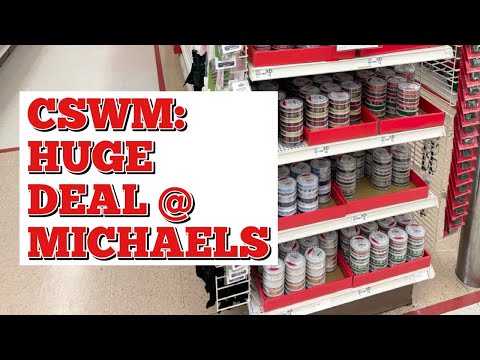 Видео: РАСПРОДАЖА! РАСПРОДАЖА! ВЫ НЕ ЗАХОТИТЕ ПРОПУСТИТЬ ЭТОТ CSWM (Come Shop With Me) @ MICHAELS VIDEO!
