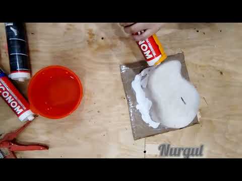 Видео: форма из силикон/казакша/копилка из гипса