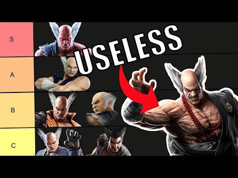 Видео: Рейтинг БЕСПОЛЕЗНОСТИ Хэйхачи Мисимы в каждой игре Tekken