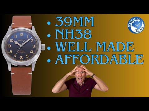 Видео: Недорогие полевые часы Milifortic 39 мм — лучшие недорогие часы? #доступныечасы #aliexpress