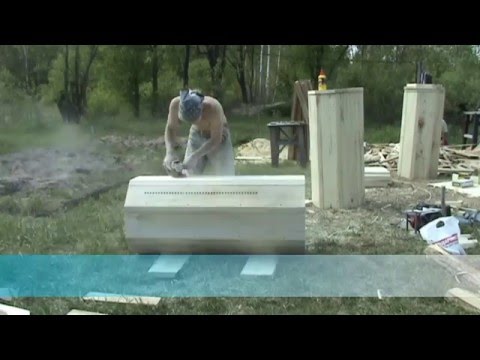 Видео: Как сделать колоду для пчёл. Все о наших колодах. Колодное пчеловодство. ПРП Емельяновка