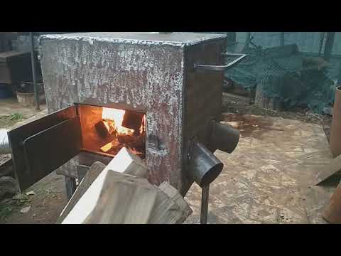 Видео: ОТЛИЧНАЯ ПЕЧЬ,  для мастерской. НЕ БУРЖУЙКА. НЕ БУЛЕРЬЯН.