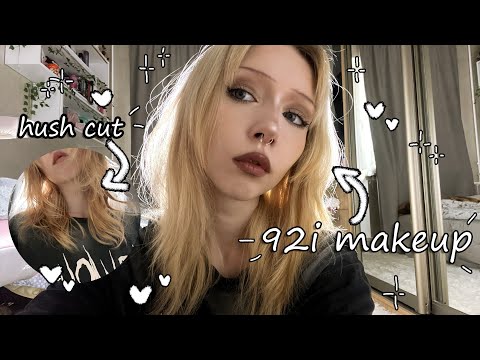 Видео: стригу hush cut и делаю 92i makeup