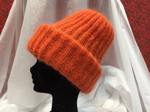 Видео: ШАПКА  "ТАККОРИ" --  длинная  шапка с отворотом . САМЫЕ  ПРОСТЫЕ  ШАПКИ !